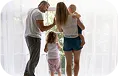 Family comparing top health insurance plans